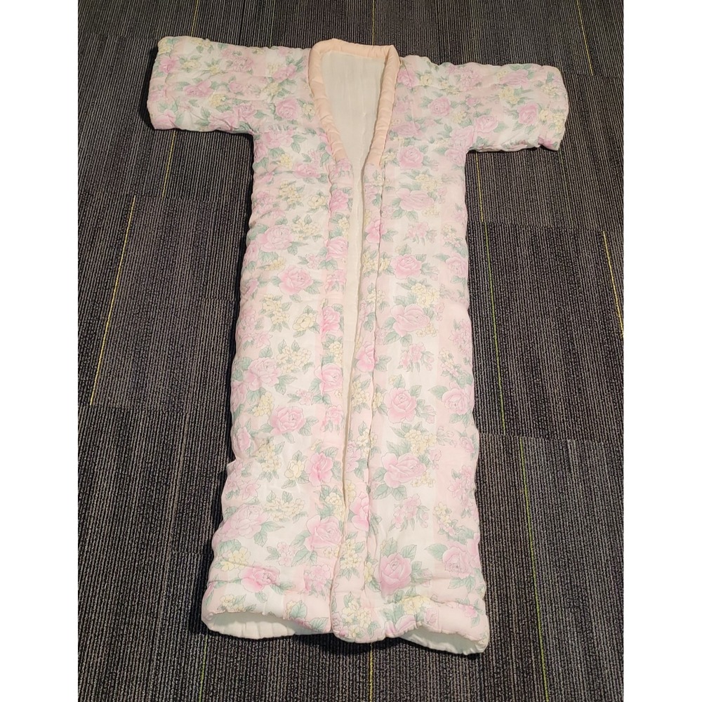 Japanese Ladies Cotton Quilt Floral Comforter Robe Lightweight 140x195cm‎
